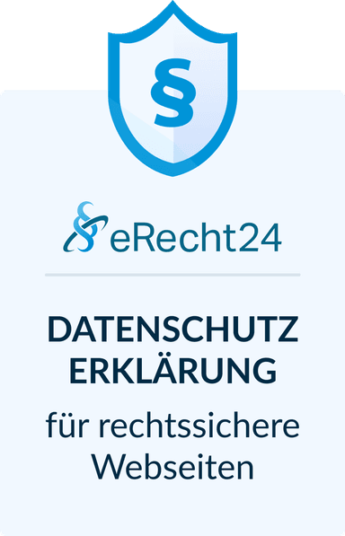 eRecht24 Datenschutz Siegel